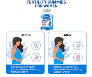 Gomitas <span class=keywords><strong>de</strong></span> Fertilidad para Mujeres OEM con Folato |   60 Sabores <span class=keywords><strong>a</strong></span> Fresa |   Suplemento Dietético para <span class=keywords><strong>el</strong></span> Apoyo del Bienestar Hormonal y Reproductivo - Product Image 4