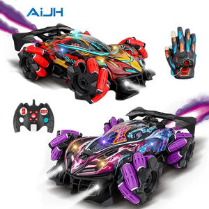 Nuova Auto Telecomandata AiJH 2.4g da Indossare sul Dito con Luci, Musica e Spray, Scala 1/16, Controllo Gestuale, Auto RC Acrobatica e Drift - Product Image 1