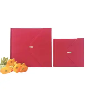Hot sell leather album hard cover for wedding and baby