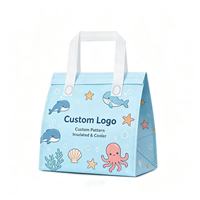 Sac Isotherme Léger Grande Capacité à Motif Artistique Moderne, Écologique et Réutilisable pour le Petit-Déjeuner – Vente en Gros