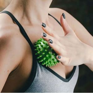 Pelota de Masaje de PVC con Púas para Recuperación Muscular de Yoga, para Cuerpo, Brazos, Piernas, Cintura, Manos y Pies - Product Image 4