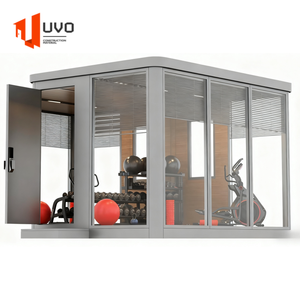 Cápsula de Gimnasio Inteligente Prefabricada y <span class=keywords><strong>Modular</strong></span>, Contenedor Portátil Personalizado con Electricidad y Control Climático - Product Image 1