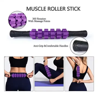 Ensemble de rouleaux de yoga portables 6-en-1 personnalisés en mousse EVA, rouleaux musculaires et bâton de résistance, bande de résistance 33x14cm Yoga Pilates