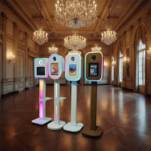 Cabina de Fotos LED para <span class=keywords><strong>Bodas</strong></span> y Fiestas con iPad para Selfies, Cabina de Fotos DSLR Premium con Montaje Rápido - Product Image 2