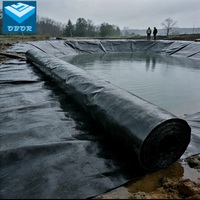 Géomembrane de revêtement de bassin à poissons en HDPE vierge texturé 2,0 mm 2,5 mm 3,0 mm Aquaculture Containment