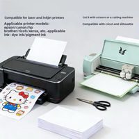 Kertas Cetak Perekat Laser Starry Sky Ukuran A4 Tahan Air Kertas Cetak Inkjet Perekat Instan