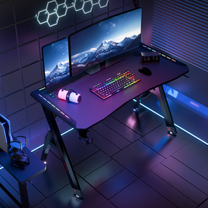 Venta al por mayor <span class=keywords><strong>precio</strong></span> barato venta en línea marco <span class=keywords><strong>de</strong></span> acero PC <span class=keywords><strong>Gamer</strong></span> ordenador ergonómico Gaming <span class=keywords><strong>mesa</strong></span> <span class=keywords><strong>de</strong></span> escritorio - Product Image 5