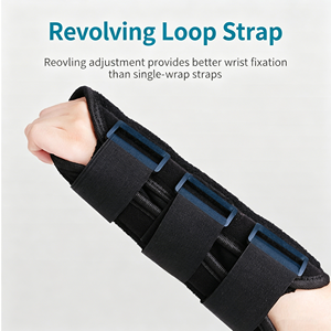 <span class=keywords><strong>Férula</strong></span> de Muñeca Mejorada de Neopreno y Espuma de PU con Tejido Compuesto para Fractura Radial, <span class=keywords><strong>Férula</strong></span> Ajustable para Fijación de Hueso Carpal del Antebrazo - Product Image 2