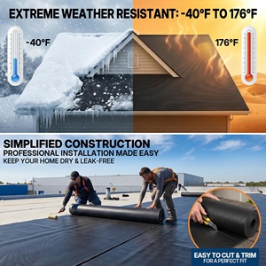 Rouleau de feuille de caoutchouc EPDM noir de haute qualité, imperméable, résistant à l'usure, découpe personnalisable - Product Image 4