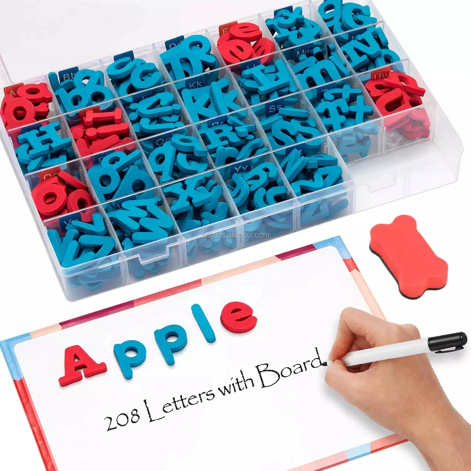 Hot Selling Lernspiel zeug Magnet buchstabe EVA Schaum Magnet Alphabet für Kinder