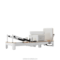 Reformer de Pilates Commercial Pliant Portable Plus en Alliage de Qualité Aéronautique, Réglable, Durable, Couleur Personnalisée, Expédition Rapide