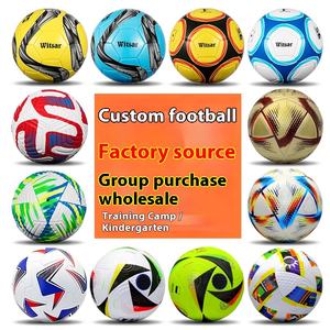 Balones de fútbol de tamaño 5 duraderos con agarre mejorado, ideales para la práctica en equipo, entrenamiento juvenil y clases de educación física. - Product Image 5