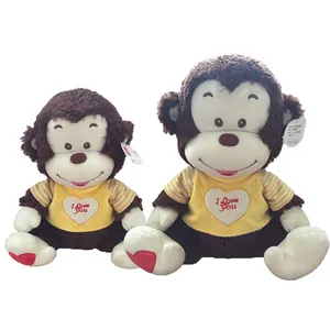 사용자 정의 로고 판촉 부드러운 봉제 장난감 사용자 정의 박제 동물 원숭이