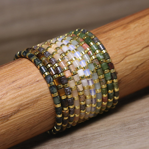 Bracelet délicat en perles <span class=keywords><strong>de</strong></span> <span class=keywords><strong>pierre</strong></span> naturelle 4 mm, œil <span class=keywords><strong>de</strong></span> tigre, fait main, tissé, pierres précieuses, bracelet <span class=keywords><strong>de</strong></span> guérison en cristal pour femmes - Product Image 3
