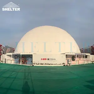 Shelter Large Geodesic 360 Led Projection Dome Tent for Event geodesic dome tent projection