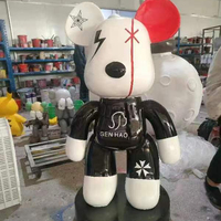 Prix d'usine, ours en résine de dessin animé moderne, Bearbrick 1000, statue de jouet, modèle de statue, statue en polyrésine, ours