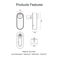 Serrures de porte rétrofit Liliwise, serrures électroniques à empreintes digitales, sécurité Tuya Ttlock, serrure numérique intelligente Wifi, serrure intelligente rétrofit