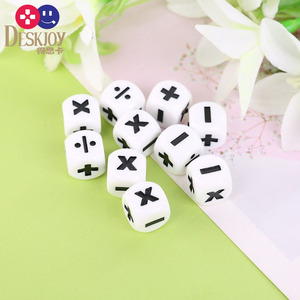 Deskjoy D6 Mô Hình 16Mm Acrylic Đa Diện Xúc Xắc Cho Hội Đồng Quản Trị Trò Chơi & RPG Dnd Phụ Kiện Chơi Game Biểu Tượng Với Tròn Hình Vuông Hình Dạng - Product Image 1