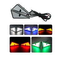 Feu arrière de moto 12V à LED, type « yeux d'aigle », feu de signalisation, système d'éclairage de moto, feu de freinage et clignotant