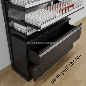 Estante de exhibición de cigarrillos de <span class=keywords><strong>Metal</strong></span> de hierro de Servicio Ligero con soporte de empujadores para el uso de la tienda de exhibición de la tienda de tabaco promueve las ventas de tabaco - Product Image 5