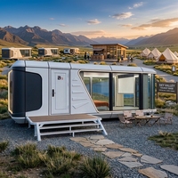 Maison-capsule multifonctionnelle légère, cabine préfabriquée, hôtel mobile pour touristes, espace de repos extérieur pour camping