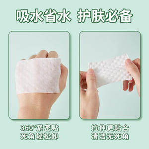 Discos de Algodón Cosméticos Lmltop, Paquete de 100, Forma de Rombo, Proceso de Chorro de Agua, Gruesos, Aptos para la Piel, Uso Facial - Product Image 5