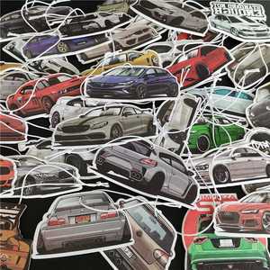 معطر هواء للسيارة ورقي بتصميم عصري ورائحة قوية طويلة الأمد، روائح مختلفة، بطاقة معطر هواء مخصصة مع شعار - Product Image 5