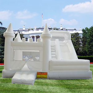 Le château sautant gonflable utilisé par noce Offre Spéciale glisse le grand matériel extérieur commercial de PVC de Funword jeux de garantie de 2 ans - Product Image 5