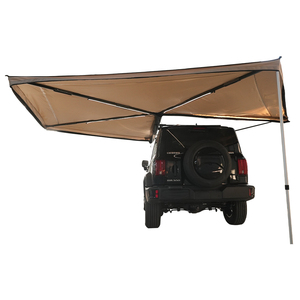Lumière LED 270 Auvent latéral de voiture Camping Extérieur Pliable Rétractable Lumière LED 270 Degrés Auvent latéral Tente de <span class=keywords><strong>toit</strong></span> de voiture - Product Image 1