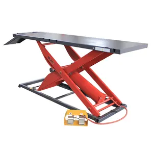 Tfautenf khí nén thủy lực xe máy đứng Lift đoạn đường nối với 450kg Nâng Công suất/xe máy Scissor Lift bảng