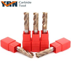 D6x50mm काटने कार्बाइड उपकरण बैल नाक 4 बांसुरी कोने त्रिज्या hrc55 एंड मिल - Product Image 6