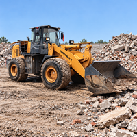 Lonking LG855N Bekas, Wheel Loader Depan dengan Boom Panjang dan Tinggi Angkat 4.5m untuk Penanganan Material di Lokasi