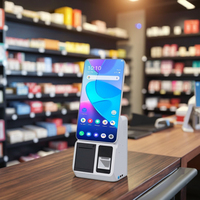 15.6 inç Dokunmatik Ekranlı Hepsi Bir Arada POS Sistemi Yazarkasa Yazıcı/Tarayıcı/Kamera 1366x768 Çözünürlük NFC/Wi-Fi 6 4GB+64GB RAM