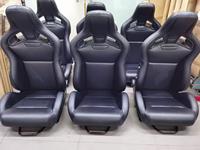 Siège de course Recaro CS universel, compatible avec Subaru WRX STI, Mitsubishi Lancer Evo, Mazda RX-7, pièces de modification automobile