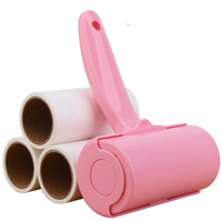 Portable Pet Hair Sticky Lint Remover Vêtements Tapis Canapé Nettoyage Lint Roller