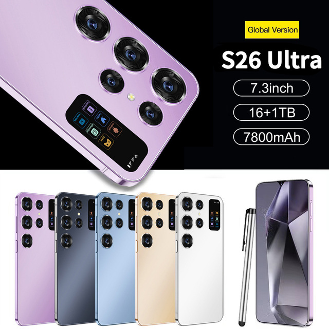 Ready Ship S25 Ultra 5G Smartphone Unlocked 16GB+1TB Portable 5G Global Edition 108MP Rear Camera 144Hz Display Refresh English