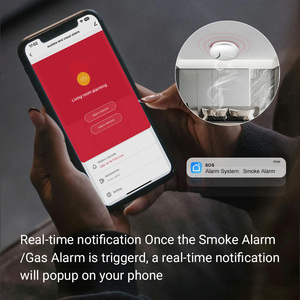 Hub passerelle WiFi intelligent, système d'alarme incendie sans fil, récepteur <span class=keywords><strong>de</strong></span> sécurité pour maison intelligente Tuya, détecteur <span class=keywords><strong>de</strong></span> <span class=keywords><strong>fumée</strong></span>, alarme <span class=keywords><strong>monoxyde</strong></span> <span class=keywords><strong>de</strong></span> <span class=keywords><strong>carbone</strong></span> ABS - Product Image 6