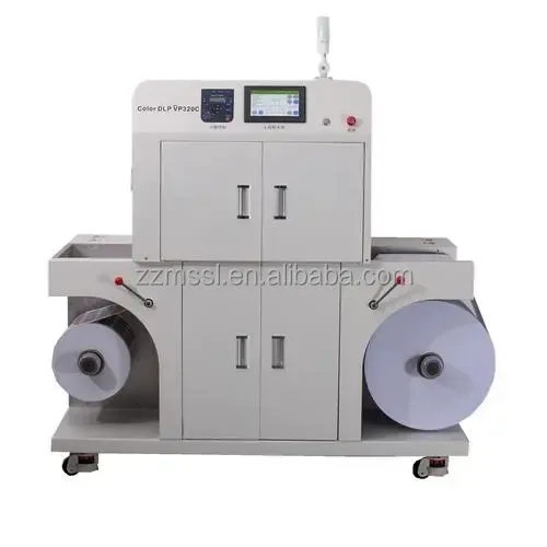 Imprimantes UV de bannière d'étiquette de couleur CMJN rouleau pour rouler le prix de la machine d'impression numérique imprimante à jet d'encre de film de papier enduit