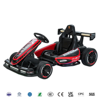Fournisseur d'usine 24V 14AH Voiture électrique pour enfants personnalisée en plastique, type kart à drift, avec lumière LED dynamique