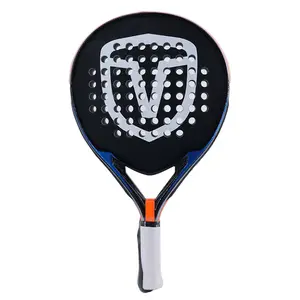 Melors Koolstofvezel Oppervlak Thermoformed 18K Padelrackets Strand Tennis Racke