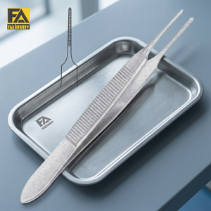 Pinzas Najmmy Graefe Rectas Dentadas de 0.5mm, Instrumento Quirúrgico Clase I con Certificación CE, Uso Manual - Product Image 3