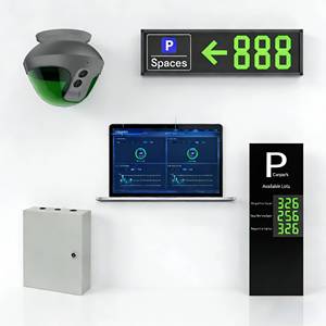 Sistema di Parcheggio Auto a Ultrasuoni Integrato Frontale RS485 TCP/IP con App per Diagnostica, Guida <span class=keywords><strong>Intelligente</strong></span> al Parcheggio, ROI per gli Investitori - Product Image 4