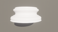 Base de colonne décorative en EPS pour la décoration extérieure des murs de villa, résistante aux UV