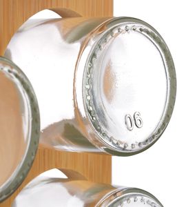 Estante para Especias de Bambú de Doble Nivel y Rotación de 360 Grados de Alta Calidad Addreen, Ahorra <span class=keywords><strong>Espacio</strong></span> en la Cocina, Capacidad para 32 Frascos de Especias - Product Image 4