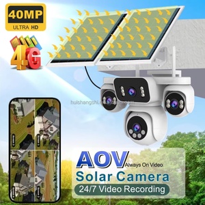 40MP AOV Four Lens 20K 4G Sim Card Wifi Solar PTZ Camera Outdoor IP Network Wireless Bullet Surveillance CCTV <b>Security</b> Cameras - Product Image 6