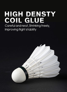 ลูกขนไก่ยี่ห้อจุนซิน รุ่น Class A ขนห่าน คุณภาพเทียบเท่า <span class=keywords><strong>Yonex</strong></span> สำหรับนักแบดมินตันมืออาชีพ - Product Image 5