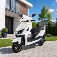 Trottinette électrique robuste 1500W 60V 30Ah 45km/h Autonomie 60km Capacité de charge 300kg Montée en pente 30 degrés Freins à disque doubles EEC