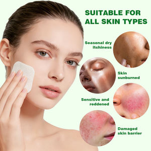 Pads de coton pour soins de la peau à la Centella Asiatica IREV, marque privée, apaisent les rougeurs et les gonflements, nettoyage en profondeur, boîte OEM. - Product Image 4