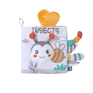 Nouvelle arrivée sensorielle début éducatif bébé doux tout-petits musique queue activités animales mignon livre en tissu - Product Image 6