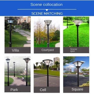 ไฟถนน LED, ใช้พลังงานภูมิทัศน์ IP65กันน้ำใช้พลังงานแสงอาทิตย์ทางเดินในสวน - Product Image 5
